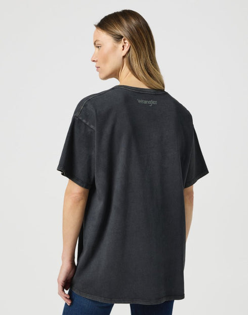 Wrangler Women's Oversized Faded Black